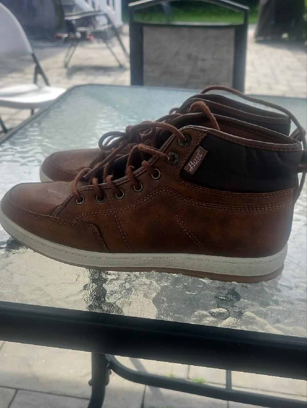 Bass Men's Brown Leather Chukka Boots